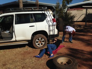 Changing a Tyre